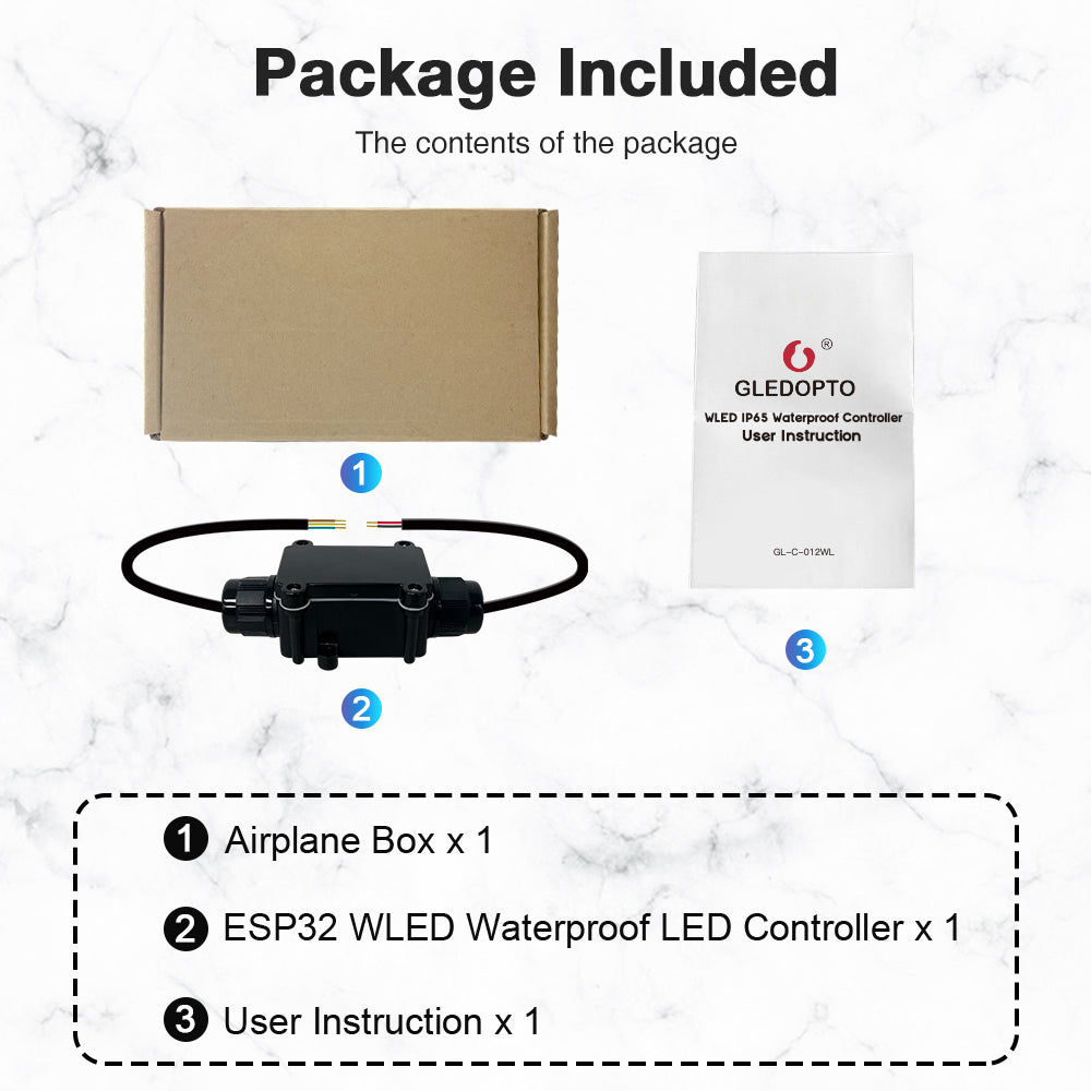 Outdoor IP65 Digital Waterproof LED Strip Controller