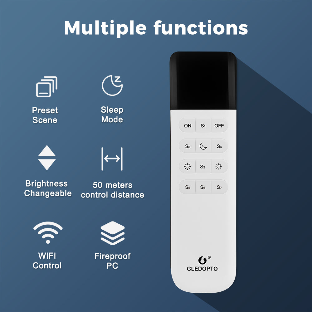 Remote Control 12 Key for WLED Digital LED Strip Controller