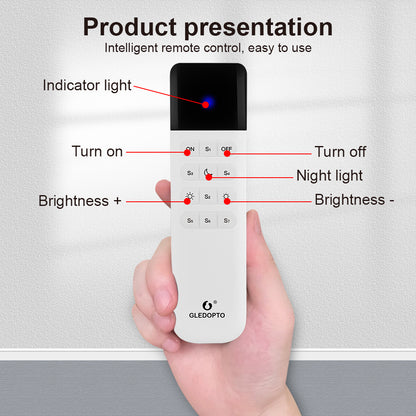 Remote Control 12 Key for WLED Digital LED Strip Controller