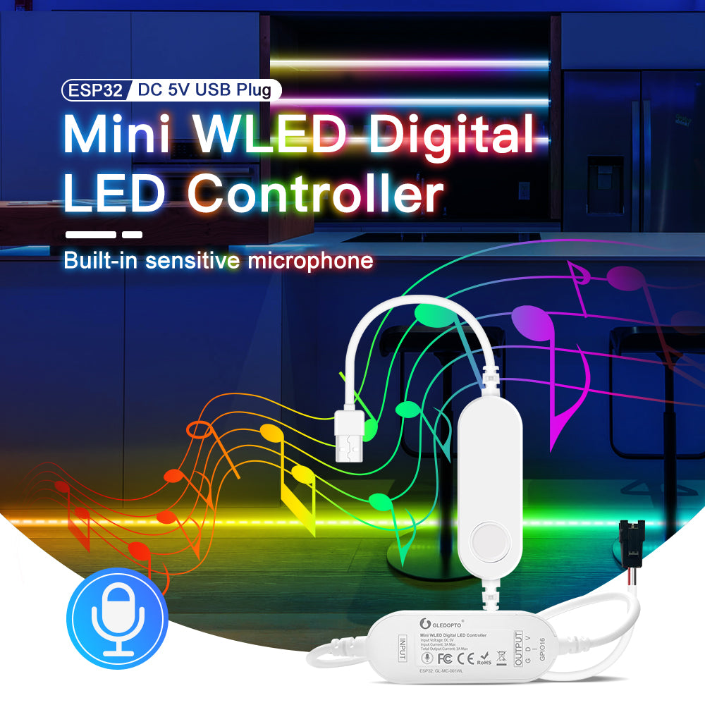 5V WiFi Mini LED Strip Controller