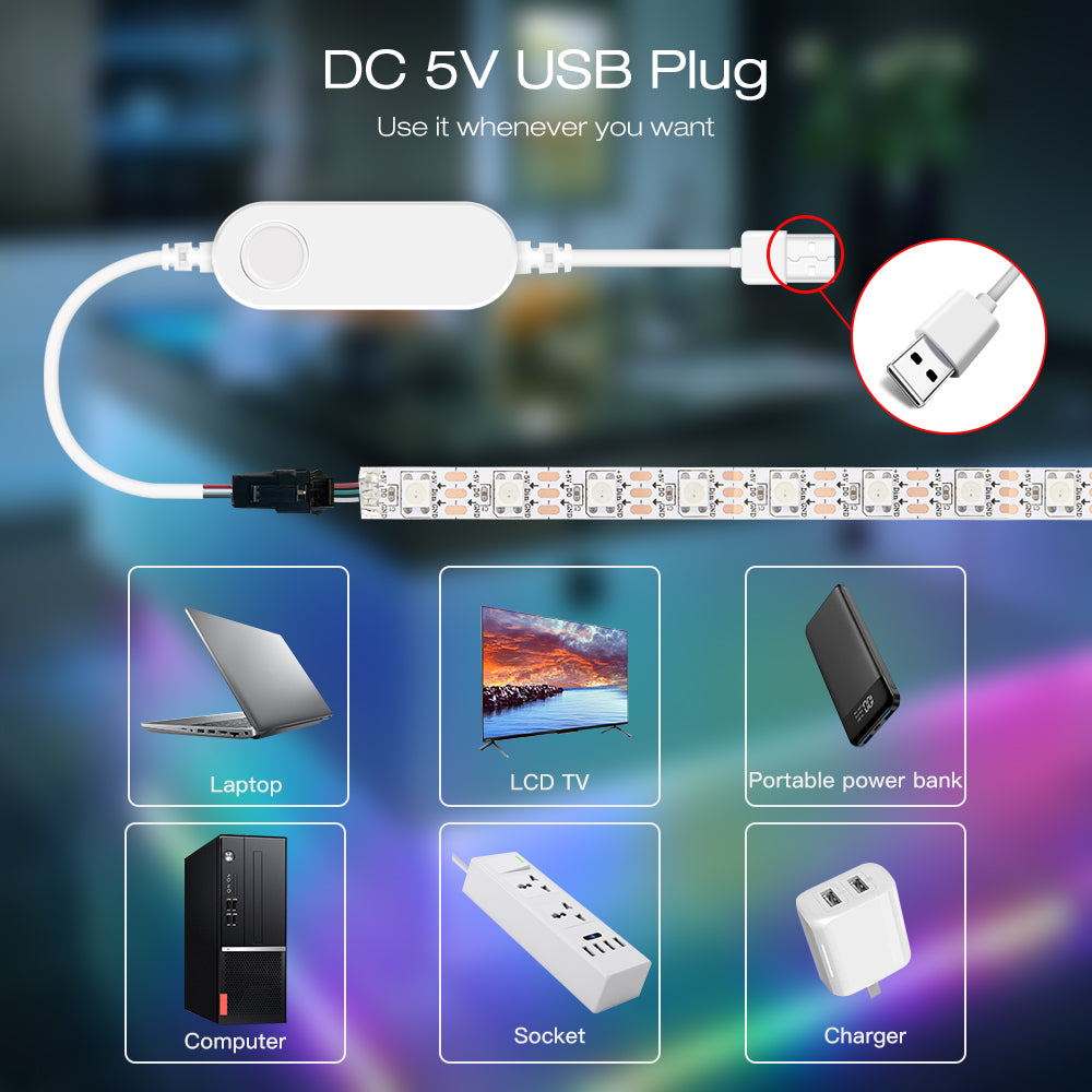 5V WiFi Mini LED Strip Controller
