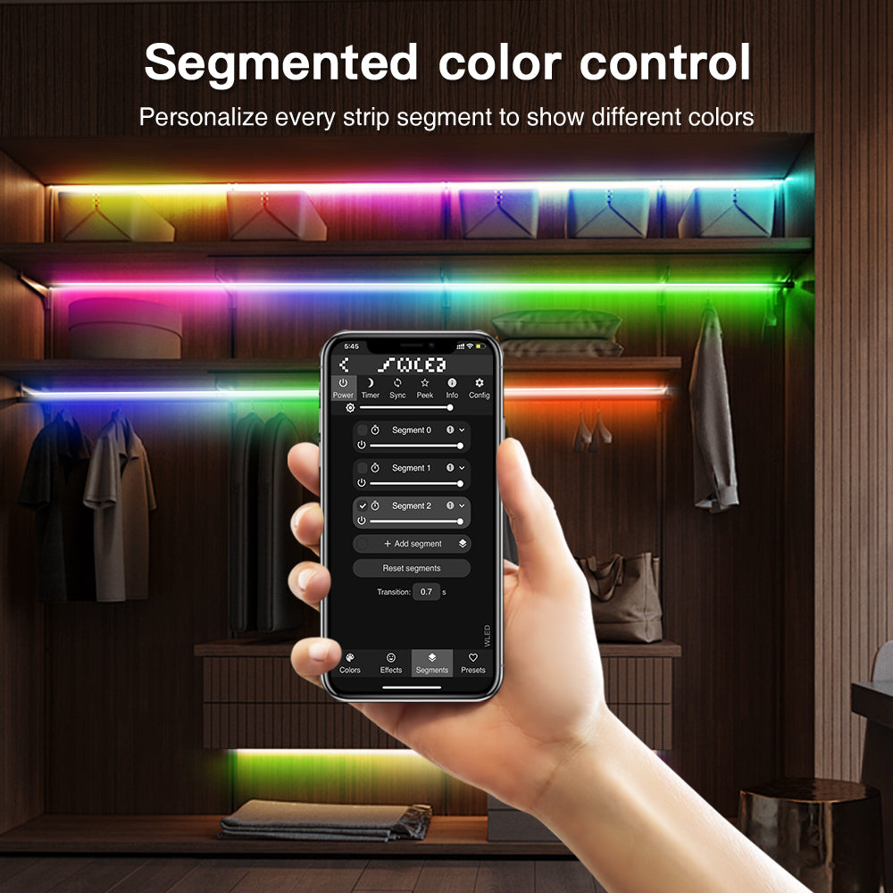 Digital LED Strip Controller with 2 outputs Extra GPIOs White