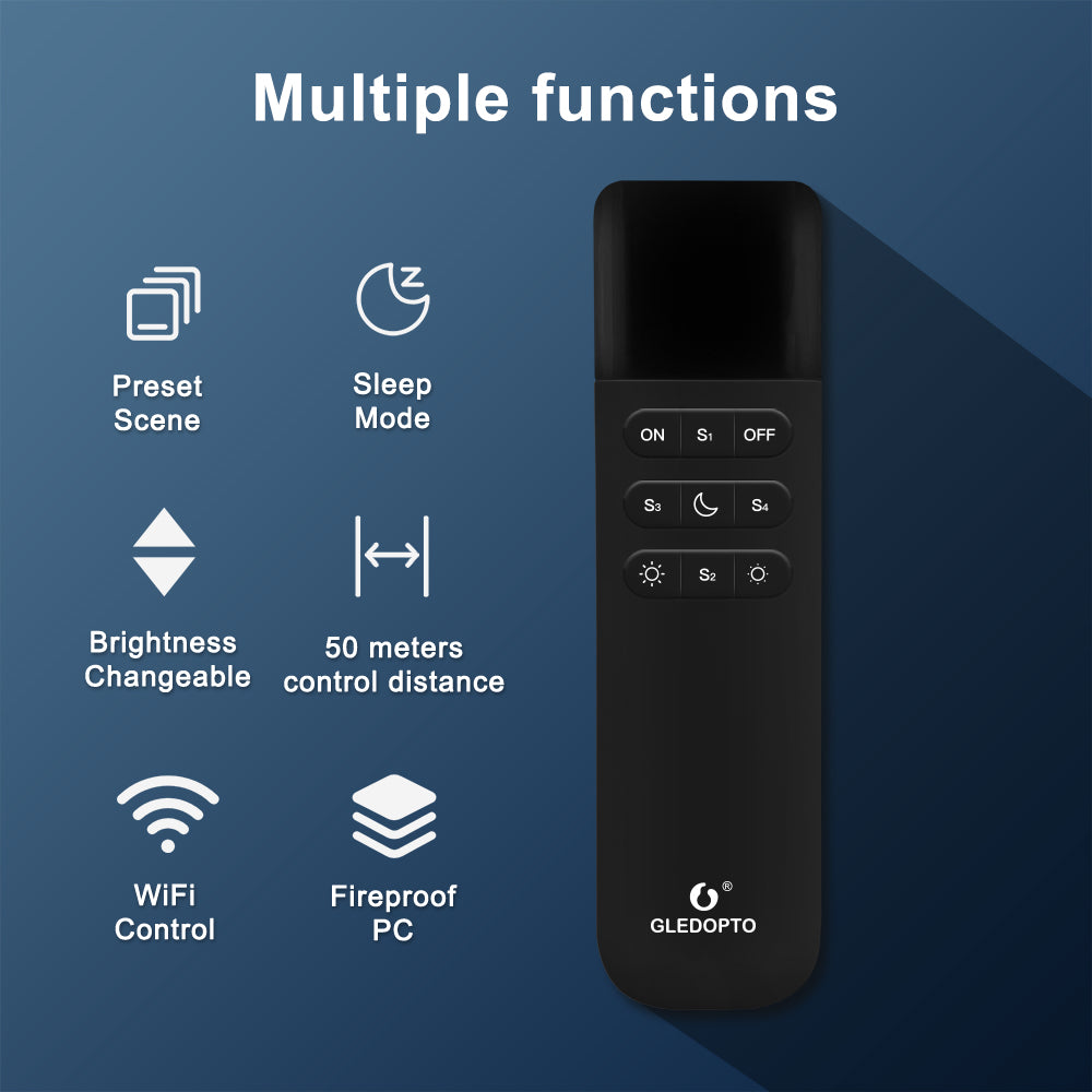 Remote Control 9 Key for WLED Digital LED Strip Controller