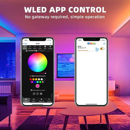 Digital LED Strip Controller with 2 outputs 16A MIC White